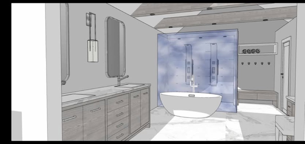 Barn-Style Master Bathroom